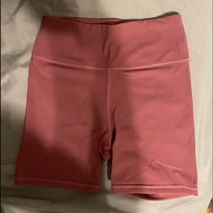 Rusty Pink Biker Shorts